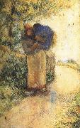 Camille Pissarro Back hay farmer Germany oil painting artist